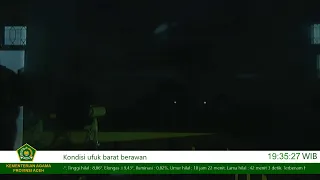 Live Streaming Rukyatul Hilal 1 Dzulhijjah 1441 H dari Aceh