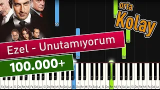 Ezel "Eyşan - Unutamıyorum" | Kolay Piyano - Nasıl Çalınır