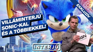 EXKLUZÍV: Villáminterjú Sonic-kal, Tails-szel és Knuckles-szel