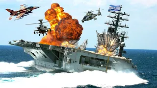 Israeli Aircraft Carrier was Destroyed by Irani Fighter Jets | Iran vs Israel - GTA 5