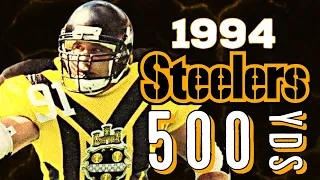 Vintage Steelers Unleash Epic Offense in Rarely-Seen Throwback Uniforms vs Colts | 1994