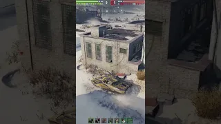 WOT Funny Moments - FV4201 Chieftain Proto shoots he missile to side ISU-122-2 in Ghost Town