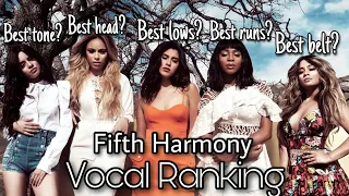 Fifth Harmony Vocal Ranking | who's the best vocalist?