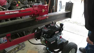 Log Splitter Predator motor install