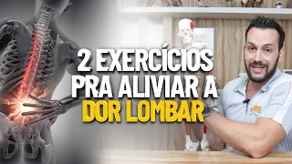 2 EXERCÍCIOS PARA ALIVIAR A DOR LOMBAR - Fisioprev com Guilherme Stellbrink