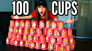 100 CUPS OF COFFEE! Roll Up The Rim To Win! Lottery Jackpot Challenge