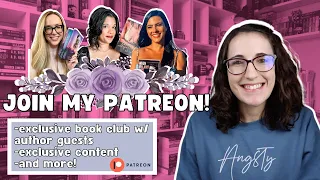 I'm launching an exclusive book club and content on Patreon! | Exciting Announcement