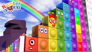 Looking for Numberblocks Puzzle Step Squad 1 to 12,000,000 MILLION to 1200,000,000 MILLION BIGGEST!