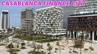 جولة جديدة في القطب المالي الدار البيضاء كازا أنفا Casablanca Finance City / Aeria Mall