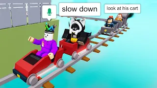 Roblox Cart Ride BUT I Have FASTER CART