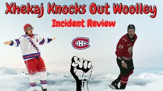 Arber Xhekaj Knocks Out Mark Woolley - Incident Review