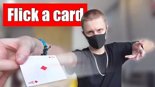 Learning How to Flick a Card from hand to hand