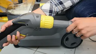 How to use KARCHER PUZZI 10/1 PLUS - upholstery cleaning