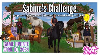 SSO - UPD | Sabine's Challenge | Baroness | Herding | The red String Trail Ride