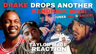 Drake Drops Another Diss At Kendrick Using Tupac And Snoop! Taylor Made Reaction