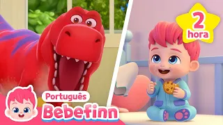 Mix - Tiranossauro Rex e mais dinossauros | + Completo | Bebefinn em Português - Canções Infantis