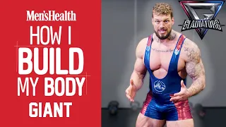 Gladiator Giant Shares His GIANT LEG Day Workout | Men's Health UK