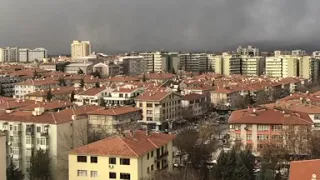 Ankara kar yağışı 23.01.2020