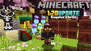 Minecraft 1.20 ▫ Snapshot 23w12a ▫ Sniffers in Survival, Trail Ruins, Signs, Sculk Sensors, & MORE!