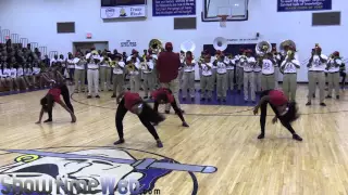 Ferriday vs Lakeside High School Marching Band - 2016 Huntington High BOTB