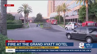 Tampa hotel fire prompts evacuation