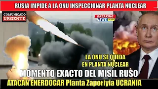 🚨 ULTIMO MINUTO! Momento EXACTO Rusia IMPACTA con MISIL Energodar Planta de Zaporiyia Ucrania