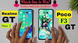 Realme GT Neo 2 vs Poco F3 GT Speed Test & Comparison | Gaming Phone Speed Test |