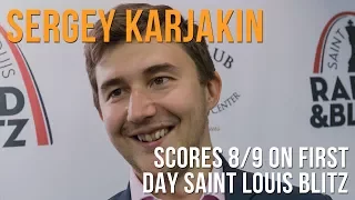 Saint Louis Blitz: Sergey Karjakin Scores 8/9