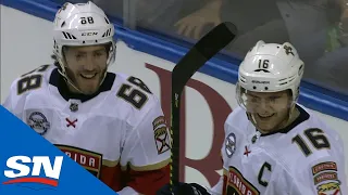 Aleksander Barkov’s Great Redirect Finishes Off Panthers’ Tic-Tac-Toe Passing