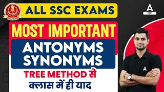 Most Important Synonyms & Antonyms for all SSC Exams | Tree Method | English by Shanu Sir