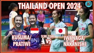 KUSUMA/PRATIWI (INA) VS IWANAGA/NAKANISHI (JPG) || SF THAILAND OPEN 2024