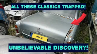 An Incredible Collection Of Classic Cars Trapped By A Large Landslip!! Unbelievable Discovery!!