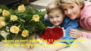 Iveta Bartošová - svému synovi pomáhá i ze záhrobí