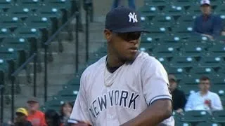 NYY@BAL: Severino strikes out four against the O's