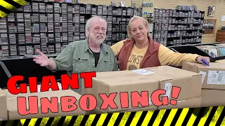 Giant Unboxing - New Vinyl Records for the Record Store