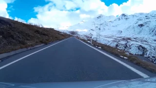 Aus Richtung Bormio über Umbrailpass nach Santa Maria  CH