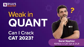 CAT 2023 Exam Without Maths: How to Prepare for CAT Quants? | Weak in CAT Quant