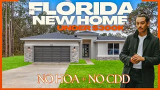 BRAND NEW HOME UNDER $300K, NO HOA, NO CDD | OCALA, FLORIDA HOME TOUR