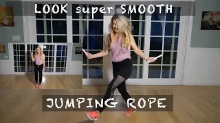 Learn how to Jump Rope Grapevine step- Look super smooth