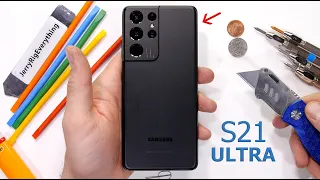 Galaxy S21 Ultra Durability Test - What About the Camera?!