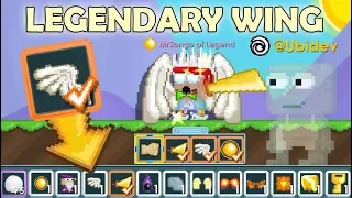 GrowTopia | My New Legendary Items ft. @Ubidev on Growtopia!! (LEGENDARY WING!!) OMG!!