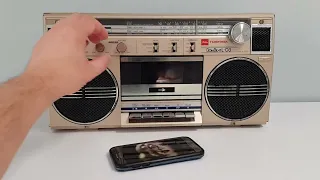 Тест роботи легендарного Toshiba BomBeat L-03 (RT-110s) - 1974 рік. Перероблено на Bluetooth 5.0!