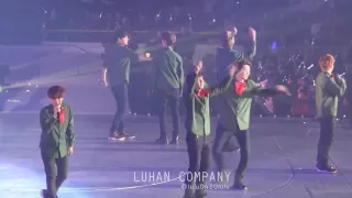 131224 SMTW EXO-Lucky(LUHAN & XIUMIN Focus) 럭키_루한 & 시우민_궁딩이춤 추는 루한이