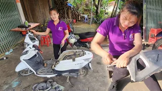 Strange sounds appear on Lead scooters, repair and fix many motorbikes on the same day