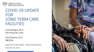 COVID-19 Update for Long Term Care Facilities