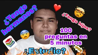 Contestó 100 preguntas en 5 minutos si o no 🙊🔥 Carlos Segovia