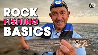 Rock Fishing AGE-OLD Tactics + NO FUSS RIG! NO Sinker, NO swivel, VERY SIMPLE!