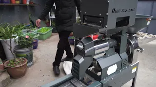 666-9FC21R Pro Max rice mill machine | Working Video