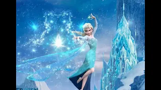 menyusun jigsaw puzzle Frozen Elsa menari