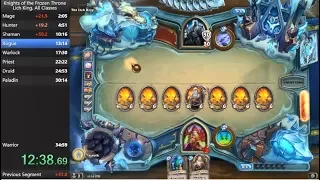 Hearthstone: Frozen Throne 'Lich King, All Classes' Speedrun in 34:32